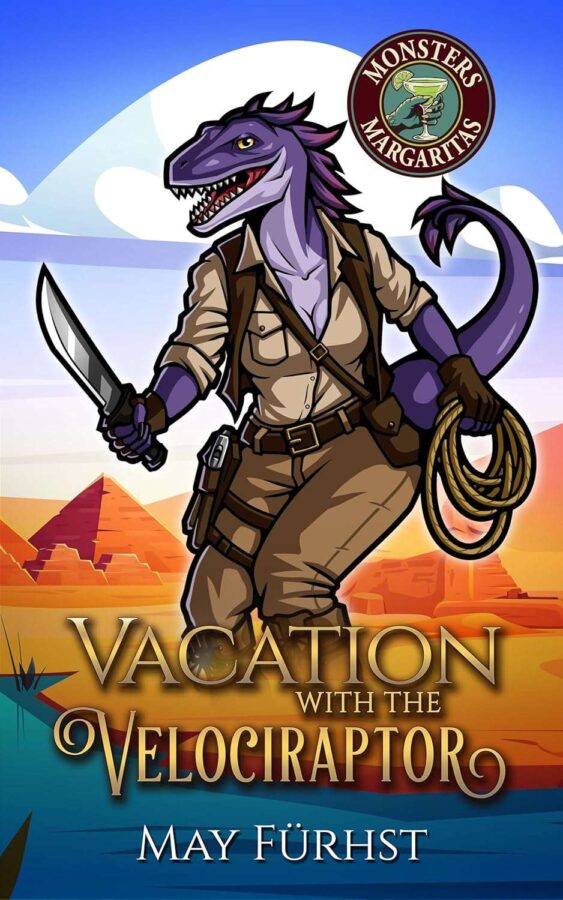 Cover of Vacation with the Velociraptor, by May Fürst